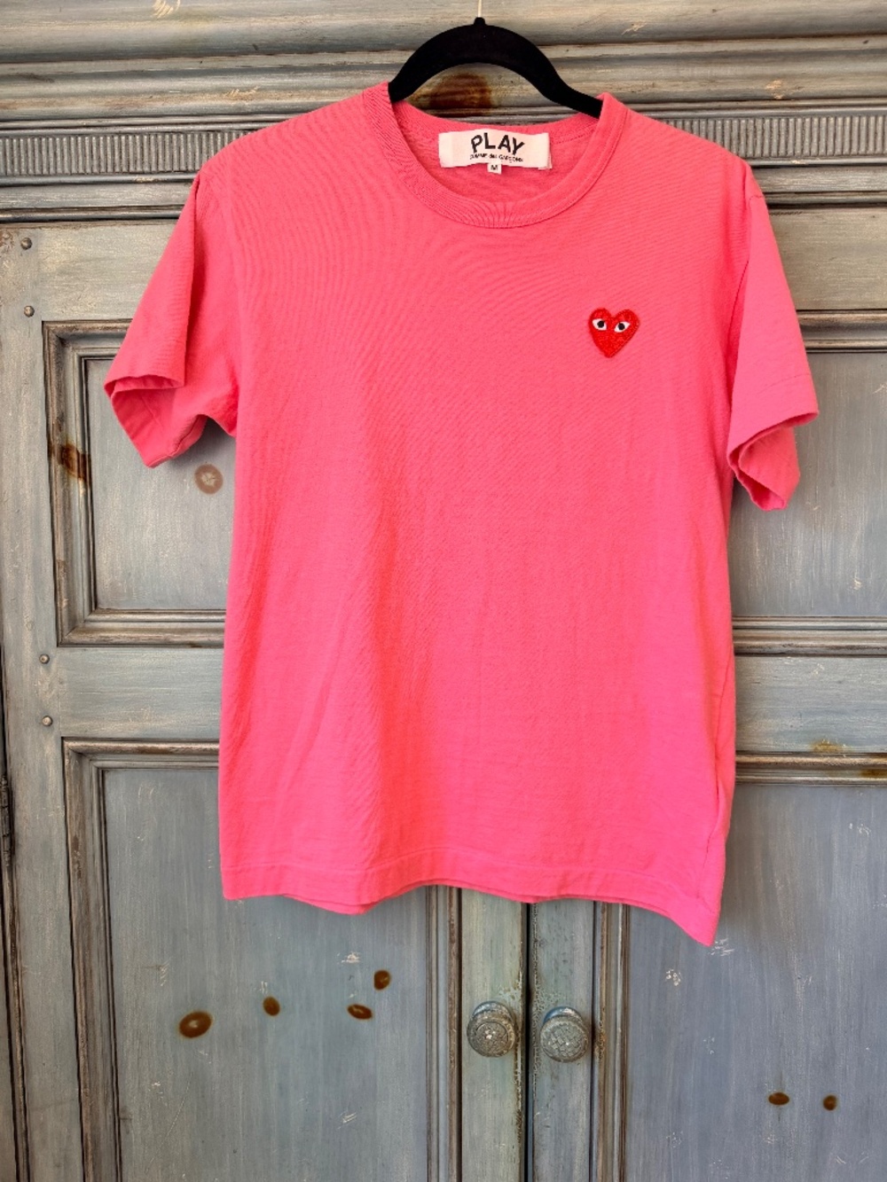 Comme des Garçons Play Pink Heart Tee Size M